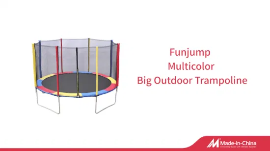 Funjump Fancy Garden Square Kids 8FT Trampolin Betttrampolin